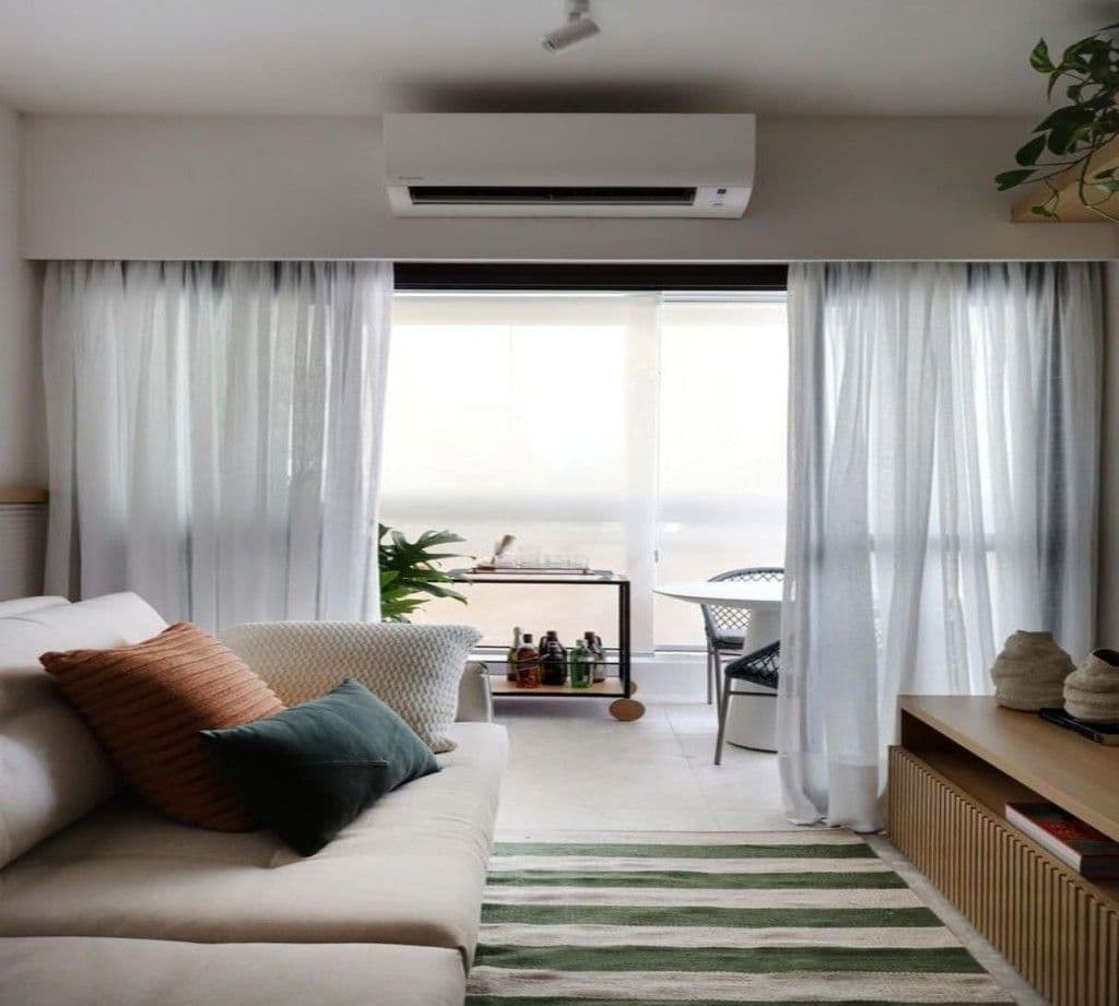 Curtain Pelmet + Aircon Integration